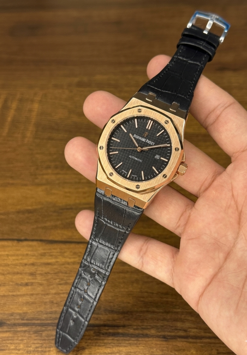 AP Royal Oak Self Winding - Premium Leather Straps
