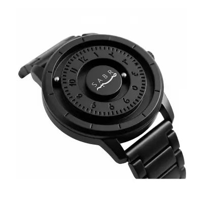 SABR Premium Matte Black Arabic Dial Watch